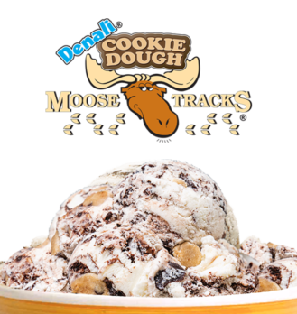 Cookie Dough Moose Tracks